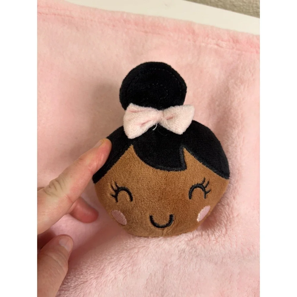 Babyco Baby Pink Princess Security Blanket Lovey 15 Black Latina Brown Skin Dark